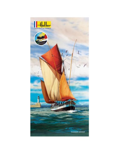 Maquette bateau - Kit de démarrage - Thonier Armor 1:125 - Starter Kit - Heller 56609