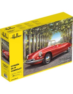 Maquette voiture : Ds 19 cabriolet - Heller 80796