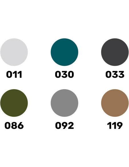 Set de peinture Militaire - Acrylique, 6 x 12 ml - Heller 9400
