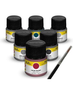 Set de peinture Marine - Acrylique, 6 x 12 ml - Heller 9405