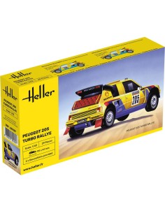 Maquette voiture : Peugeot 205 rallye - Heller 80189