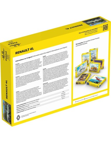 Puzzle 500 pièces Puzzle Casse-tête Renault 4L 500 pièces - Heller 20759