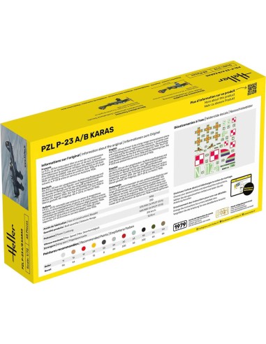 Maquette d'avion Pzl 23 Karas 1/72 - Heller 80247