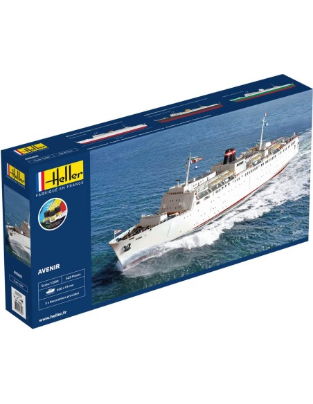 Maquette bateau - Kit de démarrage - Avenir 1:1200 - Starter Kit - Heller 56625