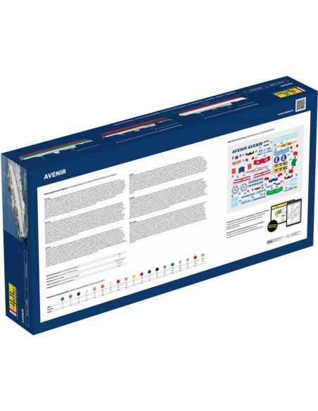 Maquette bateau - Kit de démarrage - Avenir 1:1200 - Starter Kit - Heller 56625