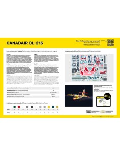 Maquette avion - Kit de démarrage - Canadair Cl 1:72 - Starter Kit - Heller 56373 2