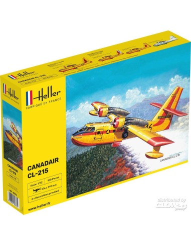 Maquette avion - Kit de démarrage - Canadair Cl 1:72 - Starter Kit - Heller 56373
