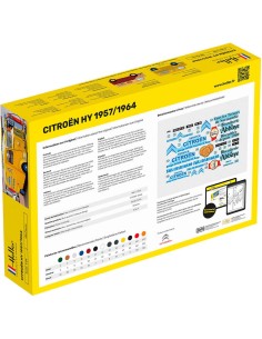 Maquette véhicule - Kit de démarrage - Citroen Type H 2 decorations 1:24 - Starter Kit - Heller 56744 2