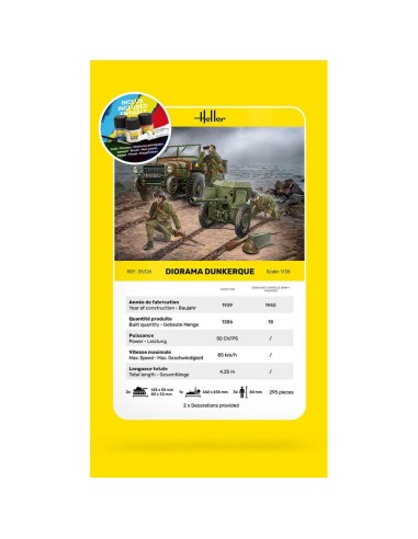 Diorama Militaire : Starter Kit - Laffly - Heller 35326