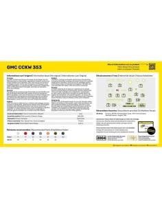 Maquette véhicule militaire - Kit de démarrage - Gmc Cckw 352 1:72 - Starter Kit - Heller 56996 2