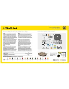 Maquette Char Kit De DÉMarrage Léopard 1A4 1:35 - Starter Kit - Heller 57126 2