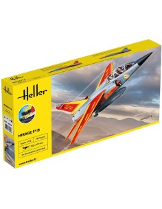 Maquette avion - Kit de démarrage - Mirage F1 1:72 - Starter Kit - Heller 35319