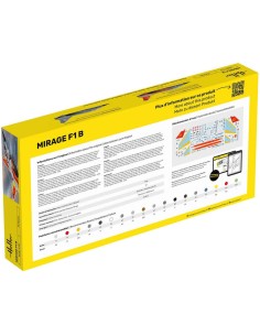 Maquette avion - Kit de démarrage - Mirage F1 1:72 - Starter Kit - Heller 35319 2