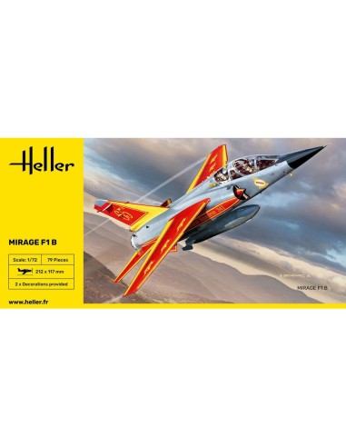 Maquette avion - Kit de démarrage - Mirage F1 1:72 - Starter Kit - Heller 35319