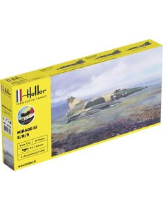 Maquette avion - Kit de démarrage - Mirage Iii E 1:72 - Starter Kit - Heller 56323