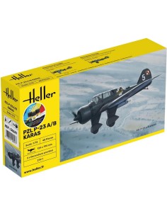 Maquette avion - Kit de démarrage - Pzl 23 Karas 1:72 - Starter Kit - Heller 56247