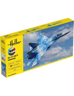 Maquette avion : Starter Kit : Su-27 Ub/P Ukraine - Heller 56371