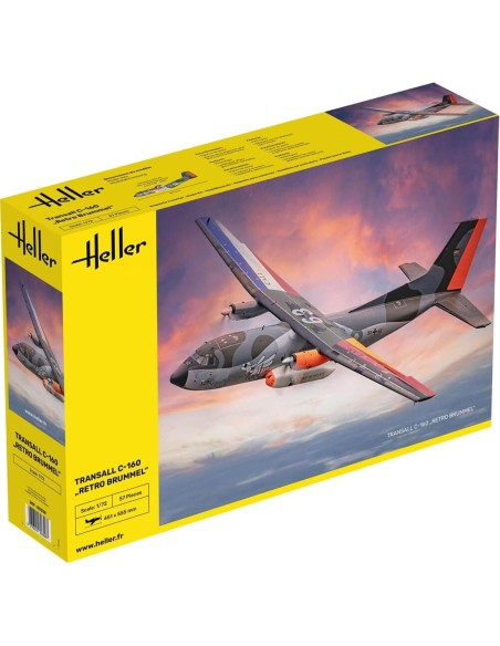 Maquette avion Transall C-160 RÉTro Brummel 1:72 - Heller 80358