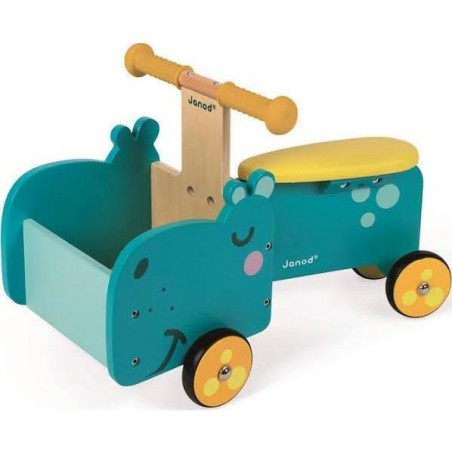 Porteur en bois "Hippo"