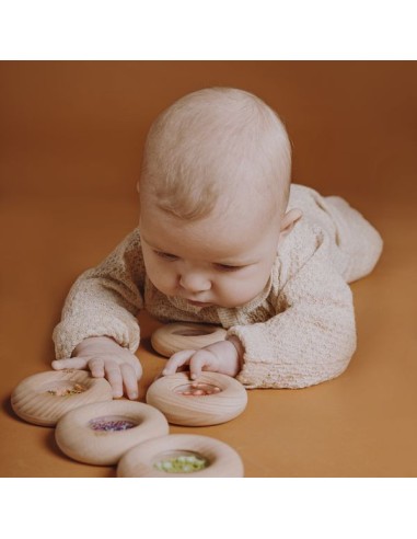 Hochet sensoriel kiwi - Petit Boum