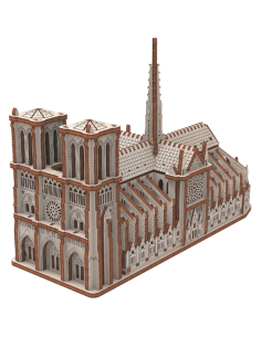 Cathédrale Notre Dame - Maquette 3D fixe en bois - Gigamic
