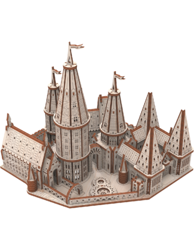 Château wizard - Maquette 3D fixe en bois - Gigamic