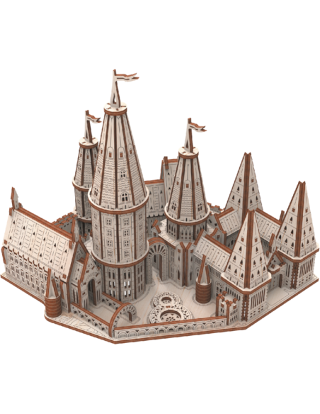 Château wizard - Maquette 3D fixe en bois - Gigamic