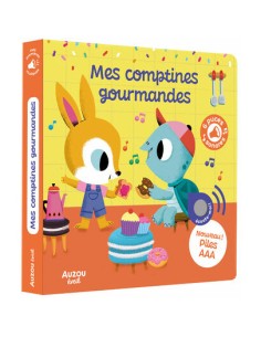 Mes premiers sonores - Mes comptines gourmandes - Auzou 2