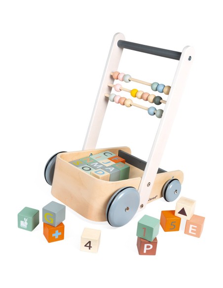 Chariot de marche Abc Buggy Sweet Cocoon - Janod