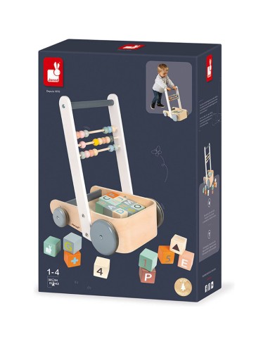 Chariot de marche Abc Buggy Sweet Cocoon - Janod