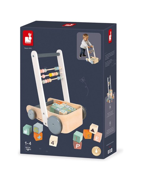 Chariot de marche Abc Buggy Sweet Cocoon - Janod