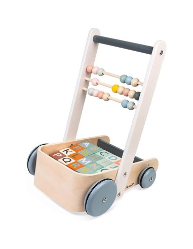 Chariot de marche Abc Buggy Sweet Cocoon - Janod