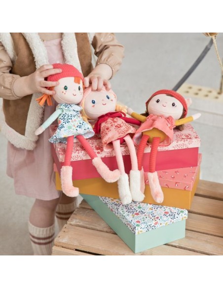 Poupée câline Alice dans boîte cadeau - Lilliputiens