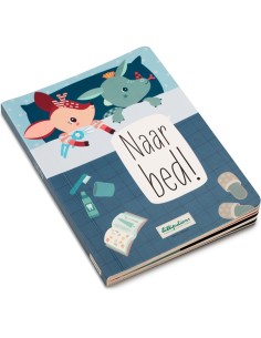 Livre d'apprentissage Nl en carton sur le rituel du coucher - Lilliputiens