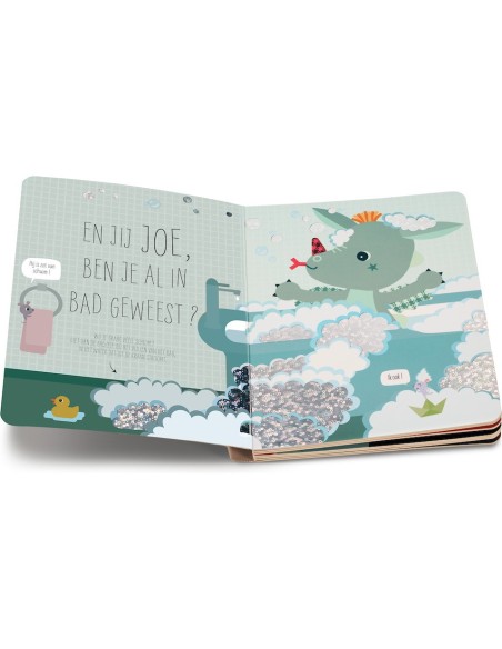 Livre d'apprentissage Nl en carton sur le rituel du coucher - Lilliputiens