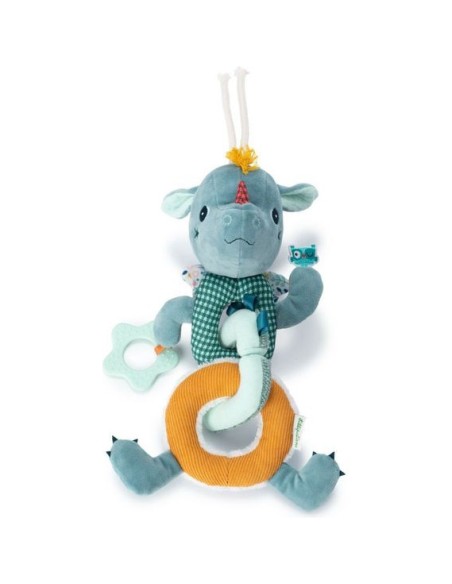 Chaîne d'activités sensorielles Joe le dragon aimantée en 3 parties - Lilliputiens