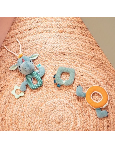 Chaîne d'activités sensorielles Joe le dragon aimantée en 3 parties - Lilliputiens