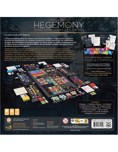 Hegemony - Jeux de société - Don't Panic Games