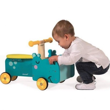 Porteur en bois "Hippo"