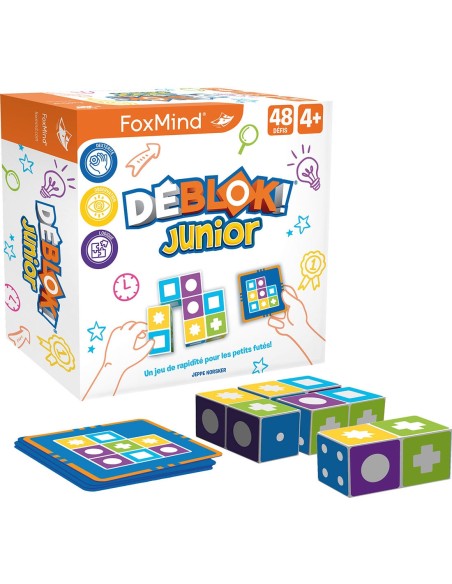 Déblok Junior - Jeu de Société dès 4 Ans - Foxmind