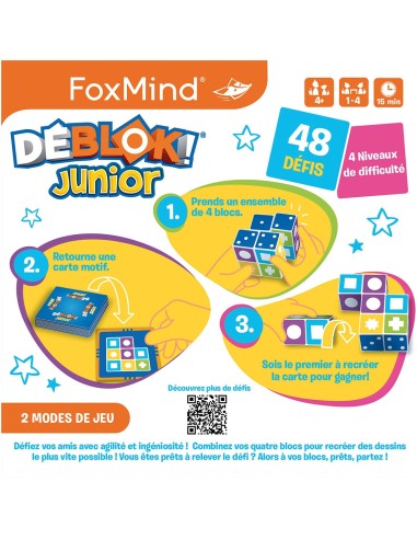 Déblok Junior - Jeu de Société dès 4 Ans - Foxmind