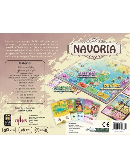 Navoria - Jeu de Société - Sylex