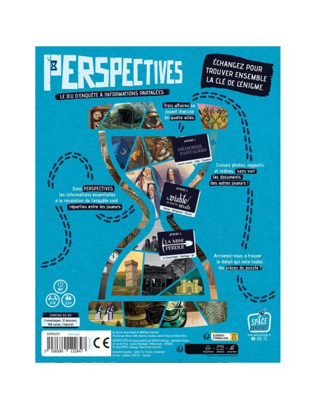 Perspectives - Jeu de Société - Jeu d'Enquête - Space Cowboys