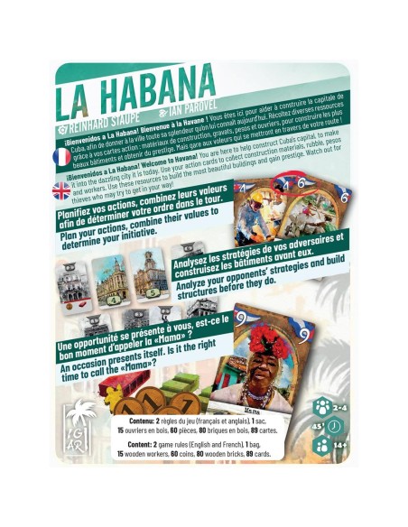La Havana - Jeu de Société - Jeu de Carte - Igiari