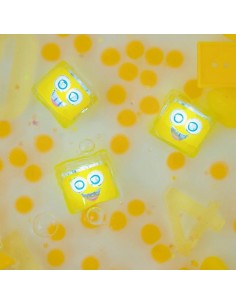 Cubes lumineux jaunes Alex - Jouet de bain - Glo Pals 2