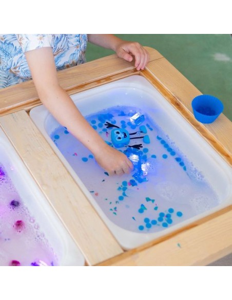 Coffret Personnage bleu Blair - Jouet de bain - Glo Pals