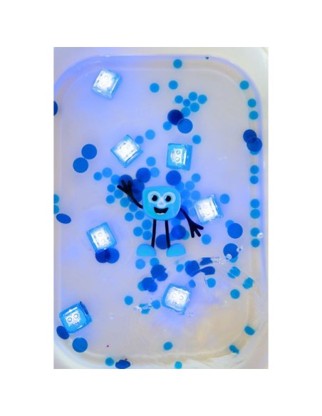 Coffret Personnage bleu Blair - Jouet de bain - Glo Pals