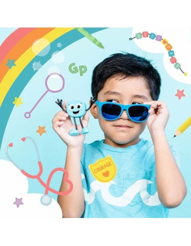 Coffret Personnage bleu Blair - Jouet de bain - Glo Pals