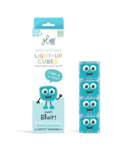 Cubes lumineux bleus Blair - Jouet de bain - Glo Pals