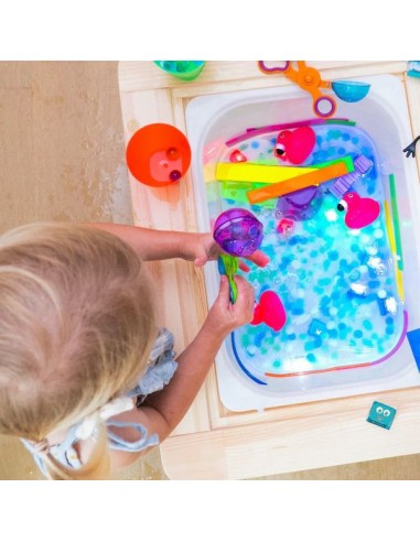 Cubes lumineux bleus Blair - Jouet de bain - Glo Pals